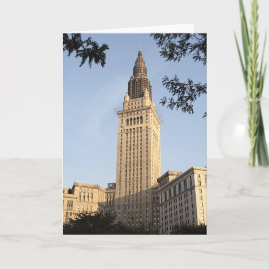 Terminal Tower with Grillwork Karte (Vorderseite)