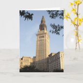 Terminal Tower with Grillwork Karte (Gelbe Blume)