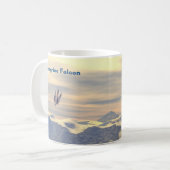 Terminal Velocity Peregrine Falcon Kaffeetasse (Vorderseite Links)