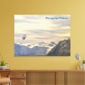 Terminal Velocity Peregrine Falcon Leinwanddruck (Insitu (Wohnzimmer))