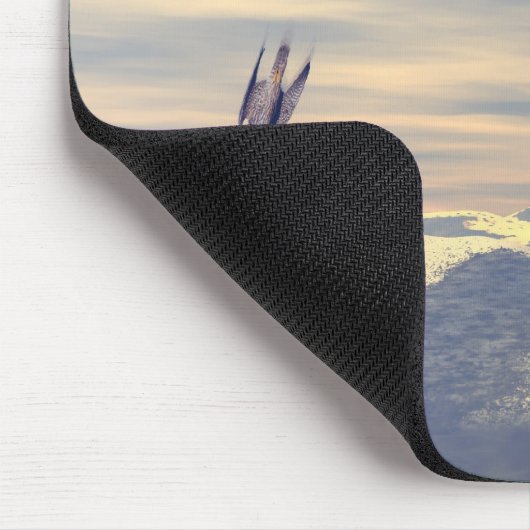 Terminal Velocity Peregrine Falcon Mousepad (Ecke)