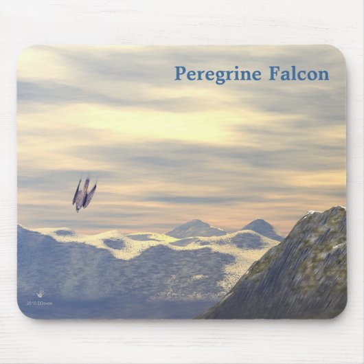 Terminal Velocity Peregrine Falcon Mousepad (Vorne)