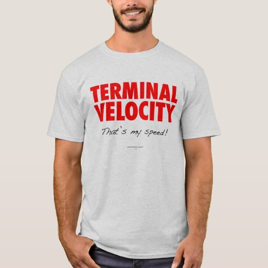 TerminalgeschwindigkeitSkydiver T-Shirt (Vorderseite)