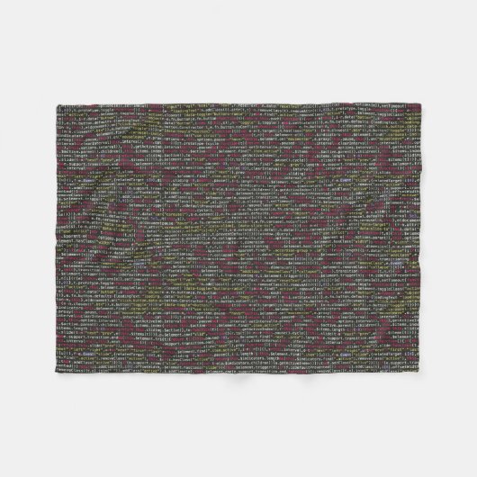 Terminalmuster des Entwicklers Fleecedecke (Vorderseite (Horizontal))