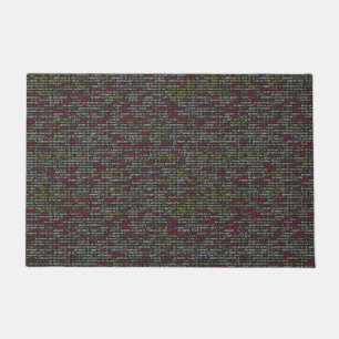 Terminalmuster des Entwicklers Fußmatte