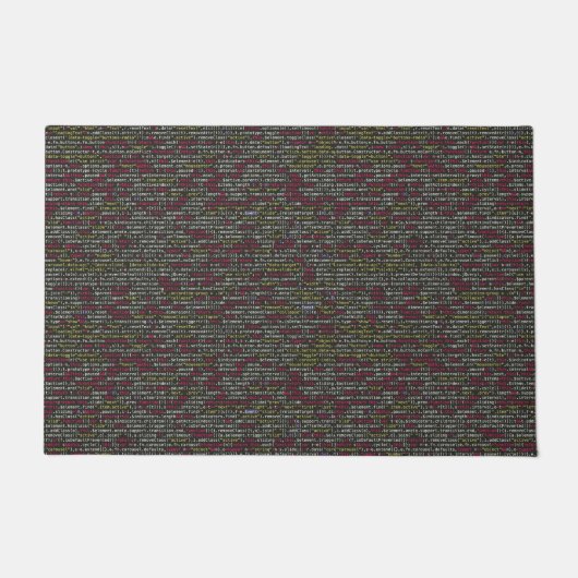 Terminalmuster des Entwicklers Fußmatte (Vorderseite)