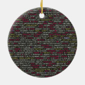 Terminalmuster des Entwicklers Keramik Ornament (Hinten)