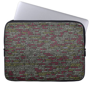 Terminalmuster des Entwicklers Laptopschutzhülle
