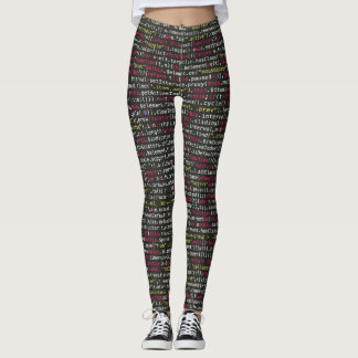 Terminalmuster des Entwicklers Leggings