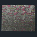 Terminalmuster des Entwicklers Notizblock<br><div class="desc">Verwandeln Sie Ihr Leben über das Programmieren hinaus! Das Terminal ist der Ort, an dem Entwickler die meiste Zeit verbringen, umgeben von Befehlen, Codes und Fehlern. Also warum macht es nicht noch mehr Spaß mit diesem terminal-designten Notizblock? Unsere Computer Terminal Designs bringen nicht nur Ihre Leidenschaft für die Programmier-Welt zum...</div>