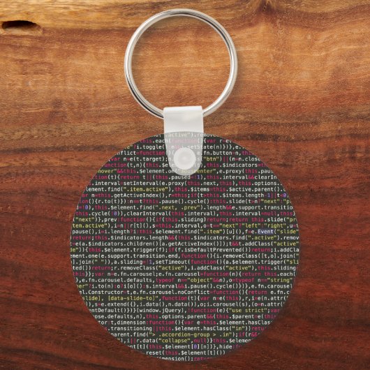 Terminalmuster des Entwicklers Schlüsselanhänger (Vorderseite)