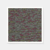 Terminalmuster des Entwicklers Serviette (Vorderseite)