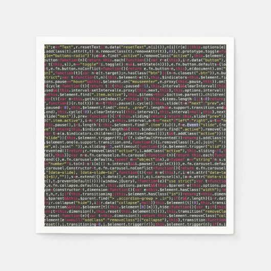 Terminalmuster des Entwicklers Serviette (Vorderseite)