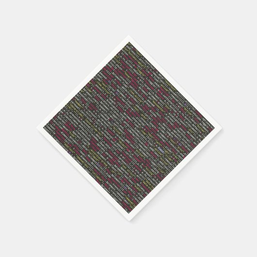 Terminalmuster des Entwicklers Serviette (Ecke)