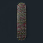 Terminalmuster des Entwicklers Skateboard<br><div class="desc">Befehle, Codes, Bugs, schnell fließende rote, gelbe und grüne Buchstaben. Das Terminal ist das, was Entwickler am meisten sehen während des Tages. Dann, warum nicht noch mehr Orte wie Ihre Accessoires, Geschenke, Wohngestaltung, Küchenwerkzeuge oder Kleidung? Das Design unseres Terminalbildschirms ist eine großartige Wahl sowohl für diejenigen, die ihr Leben im...</div>