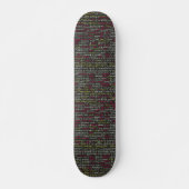 Terminalmuster des Entwicklers Skateboard (Vorne)