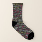 Terminalmuster des Entwicklers Socken (Rechts - Außen)