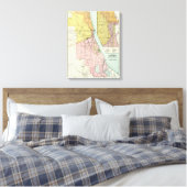 Terminalplan der Chicago Railway Leinwanddruck (Insitu (Schlafzimmer))