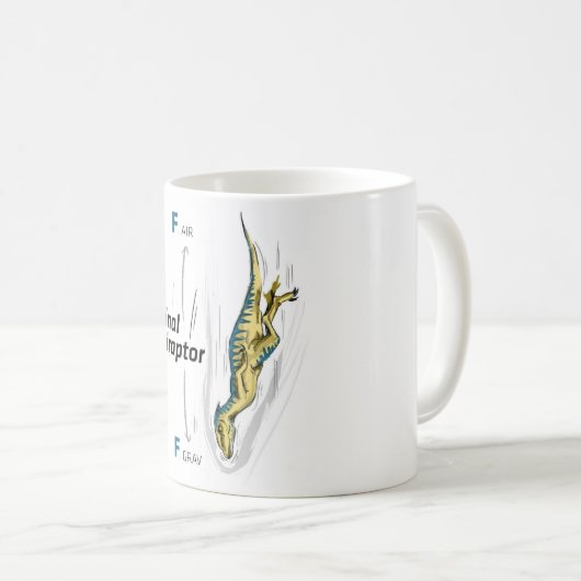 TerminalVelociraptor Kaffeetasse (VorderseiteRechts)