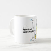 TerminalVelociraptor Kaffeetasse (Vorderseite Links)