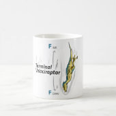 TerminalVelociraptor Kaffeetasse (Mittel)