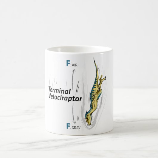 TerminalVelociraptor Kaffeetasse (Mittel)