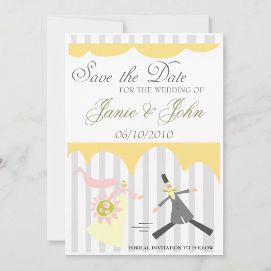 Terminankündigung Save The Date (Vorderseite)