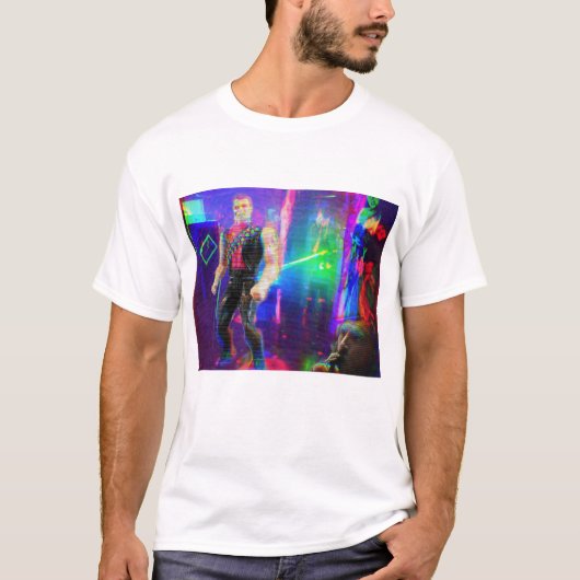 Terminator Vaporwave-Shirt T-Shirt (Vorderseite)