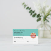 Termine Business Cards Modernes Design Visitenkarte (Stehend Vorderseite)