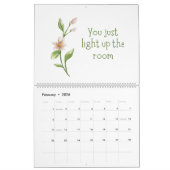 Termine für die Blume von Aquarellfarben Kalender (Feb 2026)