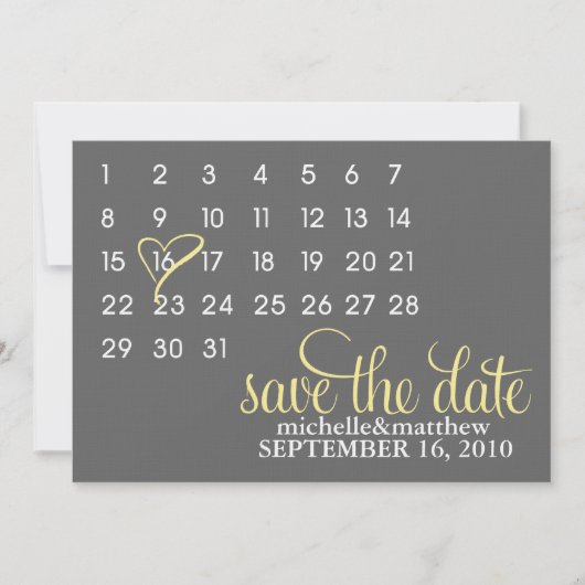 Termine Save the Date Hochzeiten (Vorderseite)