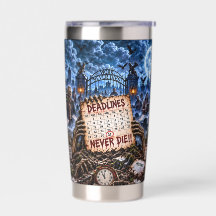 Termine sterben nie Halloween Zombie 20 oz Tumbler