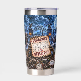 Termine sterben nie Halloween Zombie 20 oz Tumbler Thermobecher