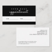 Terminerinnerungskarte Ihr nächster Besuch Visitenkarte (Vorne/Hinten)