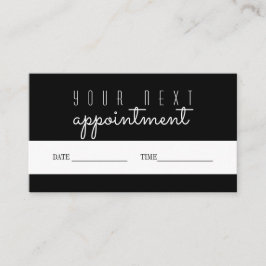 Terminerinnerungskarte Ihr nächster Besuch Visitenkarte