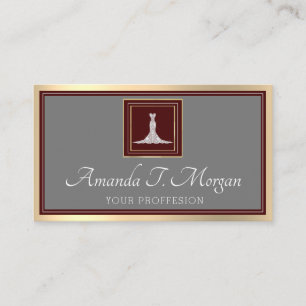 Terminierungskarte Gold Royal Wedding Event Planne Visitenkarte