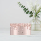 Terminierungskarte Lashes Glitzer Tropfen Parken M Terminkarte (Stehend Vorderseite)