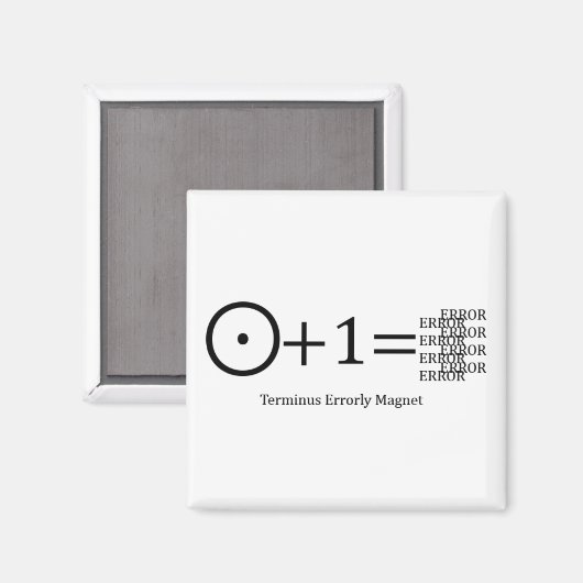Termininus Errorly Magnet (Vorderseite/Rückseite)