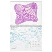 Terminkalender für abstrakte Designs Zeichnungen v Kalender (Jan 2027)