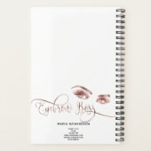 Terminkalender für den Augenbrauen Planer (Rückseite)