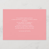 Terminkalender für die Hochzeitsempfehlung Programm (Rückseite)