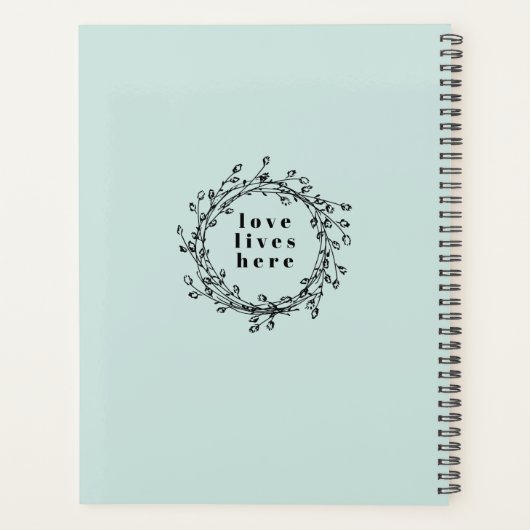 Terminkalender für Familienplaner Benutzerdefinier Planer (Rückseite)