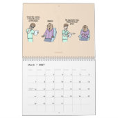 Terminkalender für Spaß Cartoon Kalender (Mär 2027)