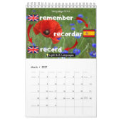 Terminkalender für Sprachverbindungen (September 2 Kalender (Mär 2027)