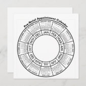 Terminkalender Postkarte (Vorne/Hinten)