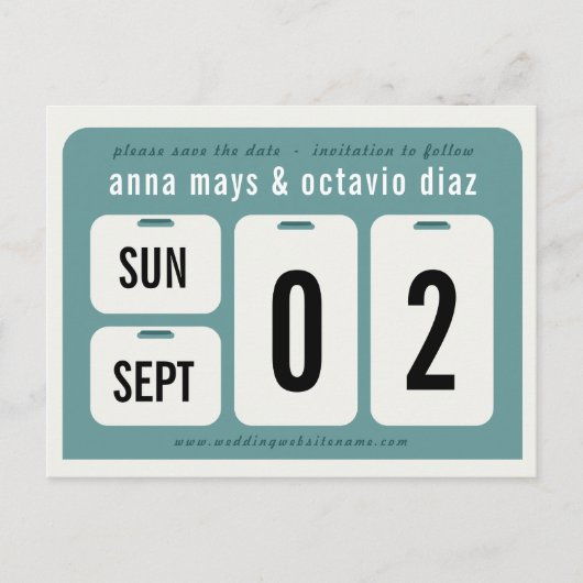 Terminkalender Postkarte (Vorderseite)