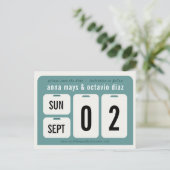 Terminkalender Postkarte (Stehend Vorderseite)