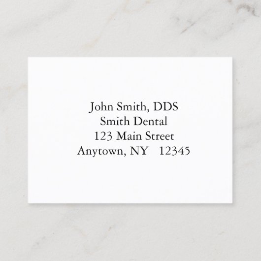 Terminkarte (Rückseite)