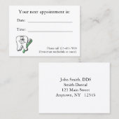 Terminkarte (Vorne/Hinten)