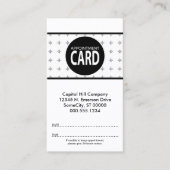 Terminkarte (Vorderseite)